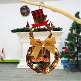Christmas Wreath Hanging Decor, Cute Xmas Snowman Garland for Christmas Party Decor, Ornaments Holiday Wreath In Australia - Darrahopens