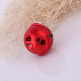 4pc Haute Decor Jingle Bell Ornaments, Diameter,  (Shiny Red) - Large Christmas Tree Metal Ornaments That Jingle!