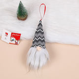 5pc Christmas Tree Hanging Gnomes Ornaments Set, Swedish Handmade Plush Gnomes Santa Elf Hanging Home Decorations Holiday Decor In Australia - Darrahopens