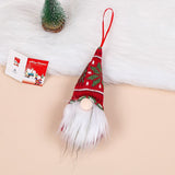 5pc Christmas Tree Hanging Gnomes Ornaments Set, Swedish Handmade Plush Gnomes Santa Elf Hanging Home Decorations Holiday Decor In Australia - Darrahopens