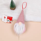 5pc Christmas Tree Hanging Gnomes Ornaments Set, Swedish Handmade Plush Gnomes Santa Elf Hanging Home Decorations Holiday Decor In Australia - Darrahopens