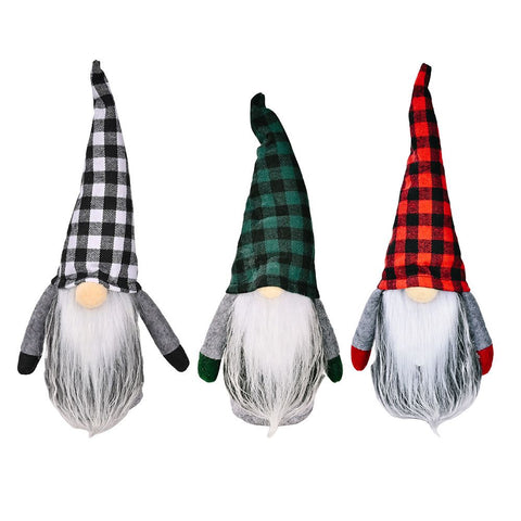 3pc  Christmas Decorations  Handmade Santa Plush , Home Tabletop Ornaments Christmas Gnome Decor for Adults. In Australia - Darrahopens
