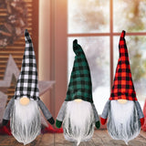 3pc  Christmas Decorations  Handmade Santa Plush , Home Tabletop Ornaments Christmas Gnome Decor for Adults. In Australia - Darrahopens