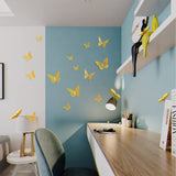 4pc Butterfly Wall Decor Gold Butterfly Decorations for Butterfly Birthday Decorations Butterfly Party Decorations Cake Decorations In Australia - Darrahopens