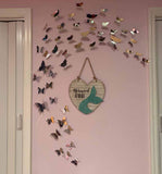 4pc Butterfly Wall Decor Mirror Butterfly Stickers Removable Butterfly Decals for Home Nursery Classroom Kids Bedroom Bathroom In Australia - Darrahopens