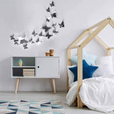 4pc Butterfly Wall Decor Mirror Butterfly Stickers Removable Butterfly Decals for Home Nursery Classroom Kids Bedroom Bathroom In Australia - Darrahopens