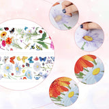 Flowers Butterflies Wall Decals Chrysanthemums Dragonflies Wall Sticker Botanical Peel and Stick Art Removable  Garden Decal In Australia - Darrahopens