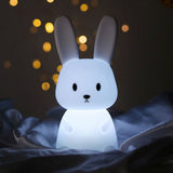 Nightstand Desk Lamp, Creative Nordic Living Room Bedside Bedroom Table Lamp with Light Bulbs, White In Australia - Darrahopens
