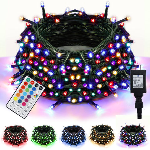 Fairy String Lights,Christmas Lights  Lighting Modes,Mini String Lights Plug in for Indoor Outdoor Christmas Tree