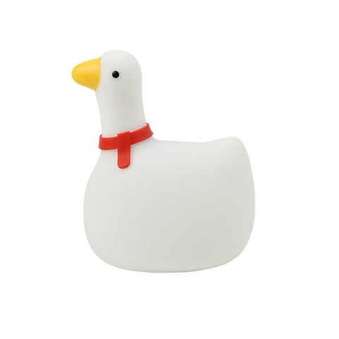 2pc Cute Duck Night Light:Baby Silicone Duck Lamp - Kids Night Lamp - Rechargeable Nursery Nightlight - Timer Function Bedside Lamp