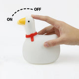 2pc Cute Duck Night Light:Baby Silicone Duck Lamp - Kids Night Lamp - Rechargeable Nursery Nightlight - Timer Function Bedside Lamp