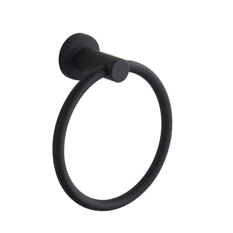 Stainless Steel Towel Ring Hanging Round Simple Black Towel Circular Holder  Hand Towel Holder Heavy Duty Towel Hanger for Bath In Australia - Darrahopens