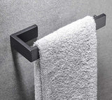 Towel Rack, Hand Towel Ring Holder, Hardware Set Towel Bar for Bathroom, Kitchen, Cabinet in Hotel or Home, Matte Black In Australia - Darrahopens