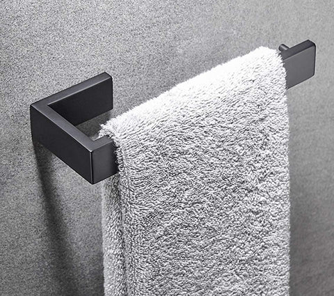 Towel Rack, Hand Towel Ring Holder, Hardware Set Towel Bar for Bathroom, Kitchen, Cabinet in Hotel or Home, Matte Black In Australia - Darrahopens