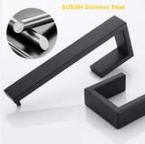 Towel Rack, Hand Towel Ring Holder, Hardware Set Towel Bar for Bathroom, Kitchen, Cabinet in Hotel or Home, Matte Black In Australia - Darrahopens