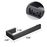 Towel Rack, Hand Towel Ring Holder, Hardware Set Towel Bar for Bathroom, Kitchen, Cabinet in Hotel or Home, Matte Black In Australia - Darrahopens