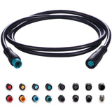 Extension Cable Waterproof Plug with Female to Male Connector Line for Electric Bicycle Light/Throttle In Australia - Darrahopens