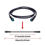Extension Cable Waterproof Plug with Female to Male Connector Line for Electric Bicycle Light/Throttle In Australia - Darrahopens