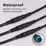 Extension Cable Waterproof Plug with Female to Male Connector Line for Electric Bicycle Light/Throttle