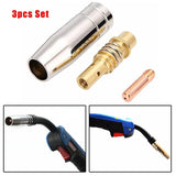 6 pc Welder Welding Gun Accessory Kit Contact Tips Holder Gas Nozzles Welder Replacement Parts for Welding Torch In Australia - Darrahopens