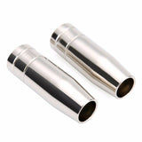 6 pc Welder Welding Gun Accessory Kit Contact Tips Holder Gas Nozzles Welder Replacement Parts for Welding Torch