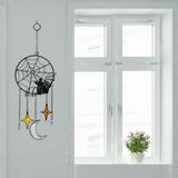 Halloween Pendant Bat Moon Acrylic Window Hanging Pendant, Spooky Bat Suncatcher Wall Art Decoration for Halloween Indoor Outdoo In Australia - Darrahopens