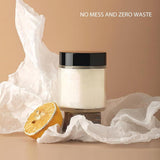 2pc Glass Jars with Lids,  Clear Glass Jars with Black Lids & Inner Liners, Mini Travel Sample Containers In Australia - Darrahopens