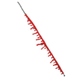 Horror Blood Drip Neck Cut Choker Necklace for Women Teen Girls Punk Soft Vampire Red Bloody Scar Throat Bleeding Lightweight
