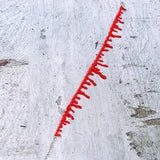 Horror Blood Drip Neck Cut Choker Necklace for Women Teen Girls Punk Soft Vampire Red Bloody Scar Throat Bleeding Lightweight In Australia - Darrahopens