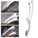 2pc Stainless Steel Grill Tongs for and Clean & Convenient Use,Non-Slip Serrated Tips,Ideal for Cooking Self-Standing Tongs In Australia - Darrahopens