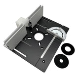 Router Table Insert Plate Aluminum Alloy Wood Milling Flip Board Trimming Machine Engraving Auxiliary Tool Woodworking Benches In Australia - Darrahopens