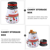 Storage Box Christmas Candy Tin Snowman Ornament Cookie Containers for Gift Giving Xmas Holiday Gifts Candy In Australia - Darrahopens