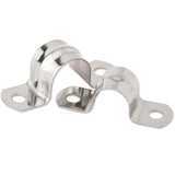 25pcs Stainless Steel Rigid Pipe Strap for Hose Holes Cable  Bracket Clamp Hanger Tube Strap Tension Clips In Australia - Darrahopens