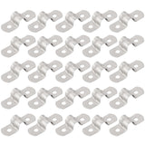25pcs Stainless Steel Rigid Pipe Strap for Hose Holes Cable  Bracket Clamp Hanger Tube Strap Tension Clips In Australia - Darrahopens