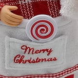 Chef Santa Claus Figurines Merry Christmas Figure Decorations Table Decor Santa Claus Decorations, Standing Christmas Santa Claus In Australia - Darrahopens
