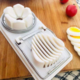 2pc Kitchen Cutter Wire Egg Slicer with Stainless Steel Wire for Hard Boiled Eggs, Stainless Steel Egg Slicer Cutter In Australia - Darrahopens