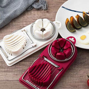 2pc Kitchen Cutter Wire Egg Slicer with Stainless Steel Wire for Hard Boiled Eggs, Stainless Steel Egg Slicer Cutter In Australia - Darrahopens