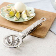 Best Utensils Stainless Steel Egg Slicer Wedger Cutter, Divides Hard Boiled Eggs Into Equal Segments In One Action In Australia - Darrahopens
