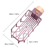 Wall Mounted Soap Dish, Bath Soap Dish for Shower, Plastic Wall Mounted Bar Soap Holder for Bathroom Kitchen-Pink