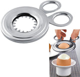 Stainless Steel Boiled Egg Cutter Eggshell Scissors Cutter-Egg Clipper Steel Advanced Kitchen Tools