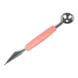 Stainless Steel Dual End Melon Baller Multi -Function Fruit Carving Knife Perfect Utensil for Carving Fruit In Australia - Darrahopens
