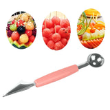 Stainless Steel Dual End Melon Baller Multi -Function Fruit Carving Knife Perfect Utensil for Carving Fruit In Australia - Darrahopens