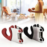 2pc Spoon Rest For Stove Top,Kitchen Utensil Holder Silicone Spoon Rest Non-Slip Spoon Holder Stove Organizer Pot Clip Holder
