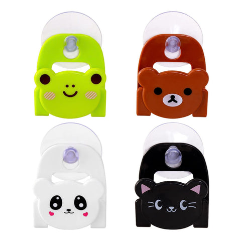 4pc Sponge Holder for Kitchen Cute Adhesive Kitchen Sink  Plastic Sink Sponge Rack Kawaii Cartoon Kitchen Dishr In Australia - Darrahopens
