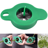 Scallion Slicer Morning Glory Separator Stainless Steel Scallion Cutter, Green Onion Shredder Knife Vegetable Shredder