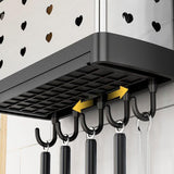 Kitchen Utensil Holder for Countertop with Compartments,Wall Mount Utensil Drying Racks,Self Adhesive Utensil with Drain Tray In Australia - Darrahopens