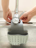 Kitchen Sink Shelf Soap Sponge Drain Rack Holder Double Decker Hanging Basket Storage Suction Cup Kitchen Organize In Australia - Darrahopens