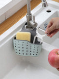 Kitchen Sink Shelf Soap Sponge Drain Rack Holder Double Decker Hanging Basket Storage Suction Cup Kitchen Organize In Australia - Darrahopens