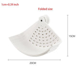 White  Round Foldable Cover Tent Dining Table Fly For Protection For Guard Lid Plate Serving Cover Home Supplies Kitchen