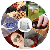 100 pc  Drawstring Bags, Disposable Small Mesh Bags for Cooking, Soaking Medicinal Liquor, Tea Coffee Filter In Australia - Darrahopens